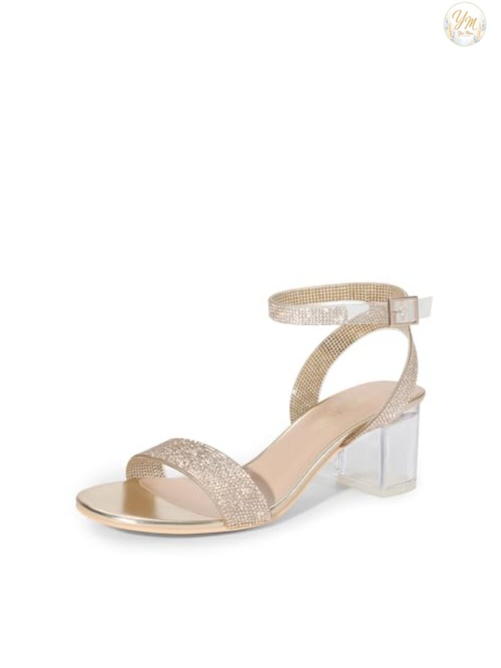 Women's Low Chunky Block Heel Sandals Ankle Strap Dressy Casual